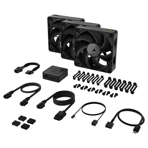 Corsair iCue Link RX120 Max Noir (Pack de 3) - 120 mm