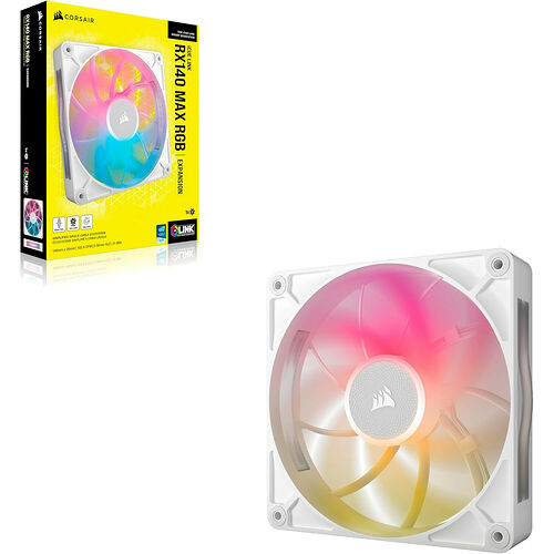 Corsair iCue Link RX140 Max RGB Blanc - 140 mm