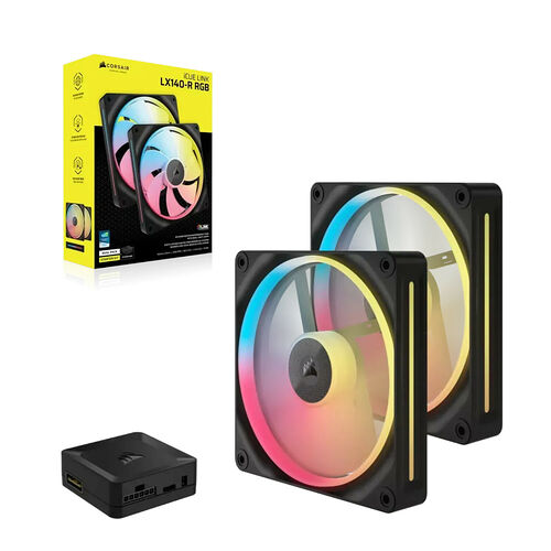 Corsair iCue Link LX140-R Noir (Pack de 2) - 140 mm