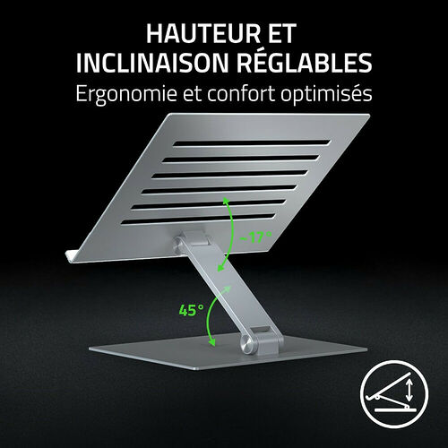 Razer Adjustable Laptop Stand (Blanc)