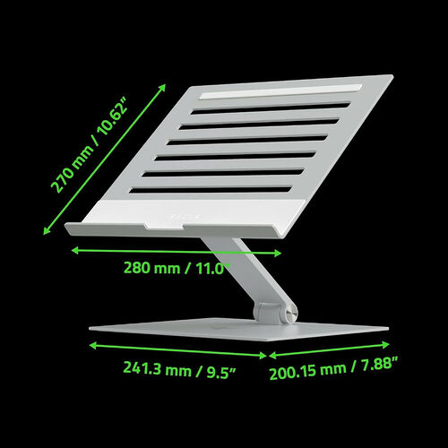 Razer Adjustable Laptop Stand (Blanc)