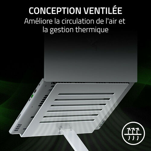 Razer Adjustable Laptop Stand (Blanc)