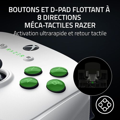 Razer Wolverine V3 Pro - Blanc