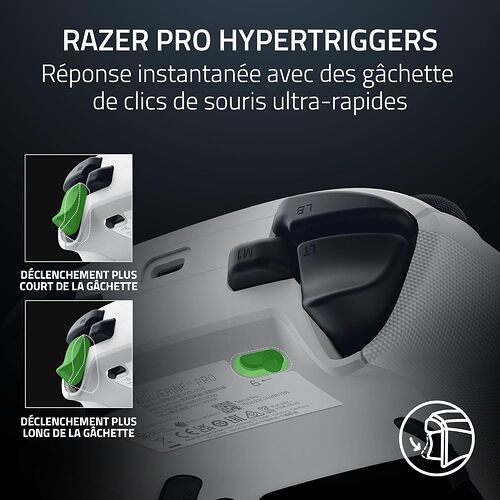 Razer Wolverine V3 Pro - Blanc