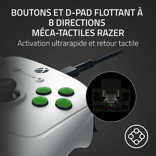 Razer Wolverine V3 Tournament Edition - Blanc