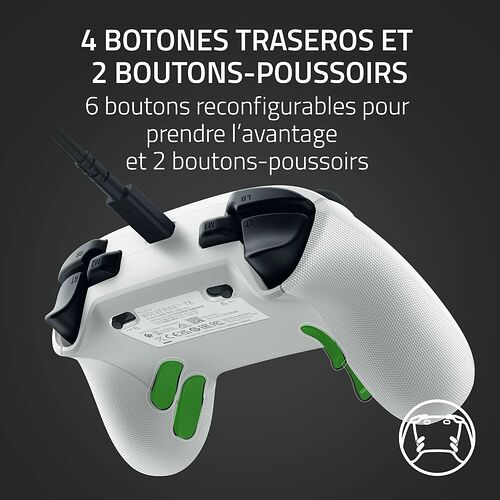 Razer Wolverine V3 Tournament Edition - Blanc