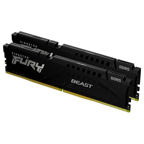DDR5 Kingston Fury Beast - 64 Go (2 x 32 Go) - 5600 MHz - CAS 36