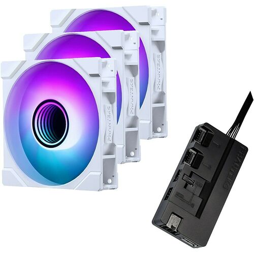 Phanteks M25G2-120 D-RGB Regular - Blanc (Pack de 3) + Contrôleur