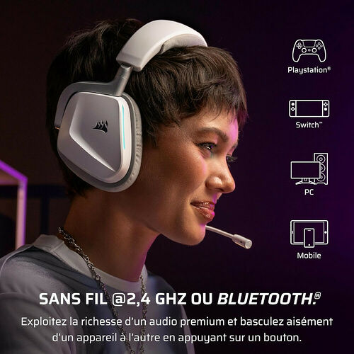 Corsair Gaming Void Wireless V2 - Blanc