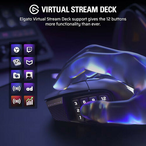 Corsair Gaming Scimitar Elite Wireless SE (Noir)