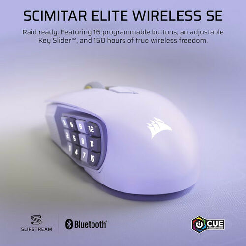 Corsair Gaming Scimitar Elite Wireless SE (Blanc)