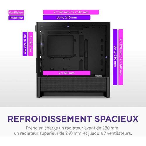 NZXT H3 Flow (2025) - Noir