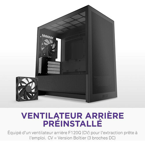 NZXT H3 Flow (2025) - Noir