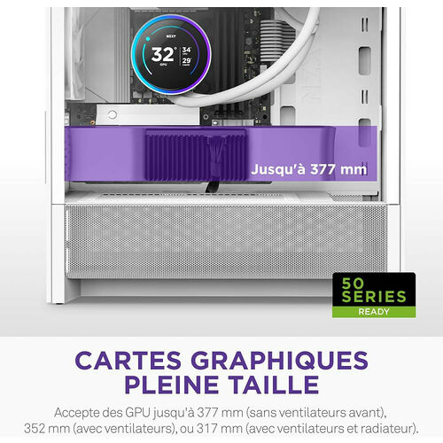 NZXT H3 Flow (2025) - Blanc