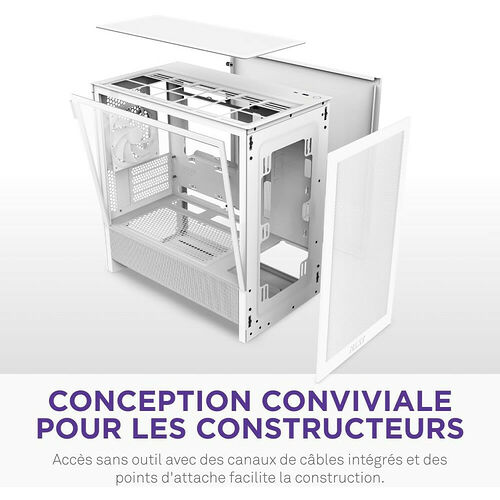 NZXT H3 Flow (2025) - Blanc