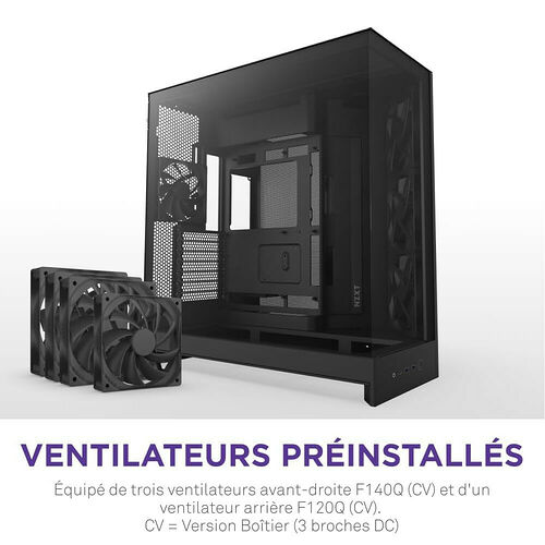 NZXT H9 Flow (2025) - Noir