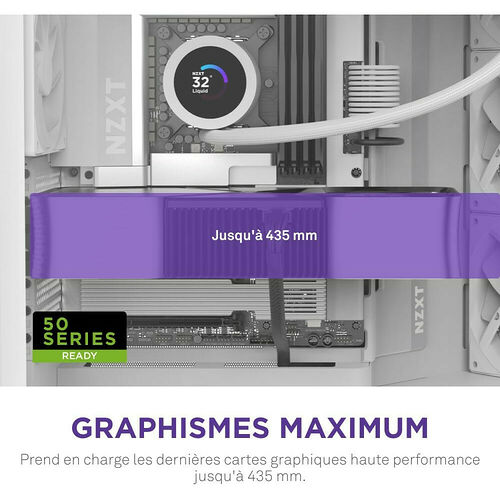 NZXT H9 Flow (2025) - Blanc