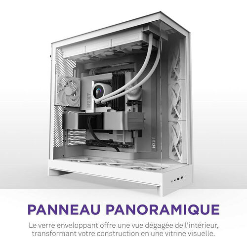 NZXT H9 Flow (2025) - Blanc