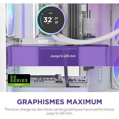 NZXT H9 Flow RGB (2025) - Blanc