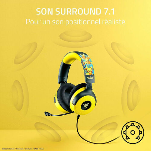 Razer Kraken V4 X - Pokemon Kanto Starters Edition