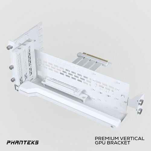 Phanteks Premium Vertical GPU Bracket - Blanc
