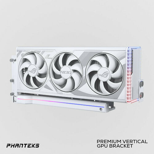Phanteks Premium Vertical GPU Bracket - Blanc
