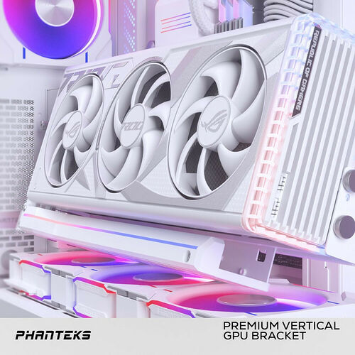 Phanteks Premium Vertical GPU Bracket - Blanc