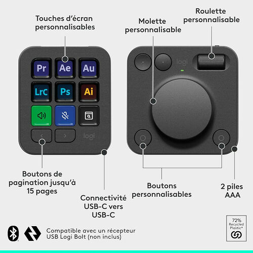 Logitech MX Creative Console - Graphite
