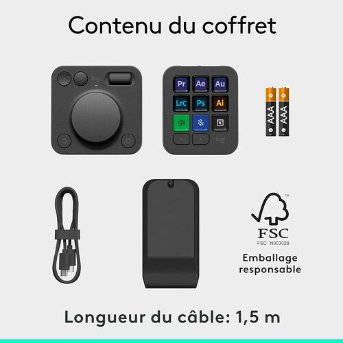 Logitech MX Creative Console - Graphite