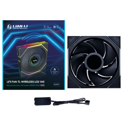 Lian Li Uni TL-LCD Wireless Reverse 140 - Noir
