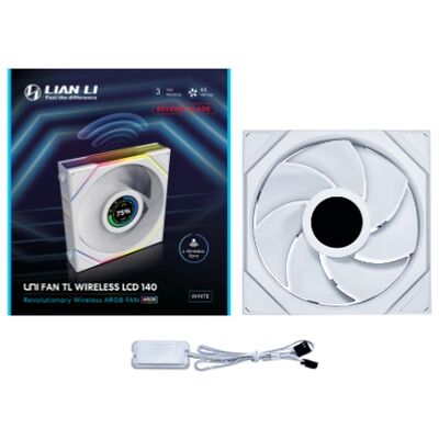 Lian Li Uni TL-LCD Wireless Reverse 140 - Blanc
