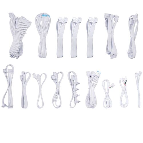 Lian Li Edge Gold Blanc - 1200W (Hub USB inclus)