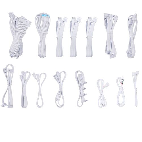 Lian Li Edge Gold Blanc - 1000W (Hub USB inclus)