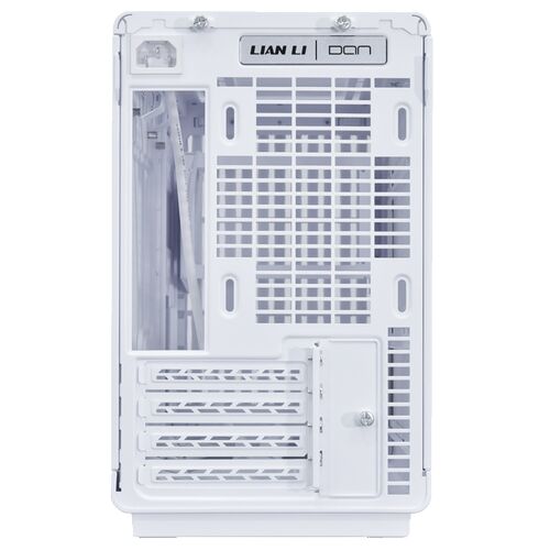 Lian Li A3-mATX Window - Blanc / Bois Clair