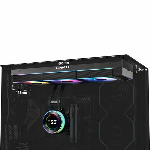 Lian Li Hydroshift II LCD-C 360R Noir - 360 mm