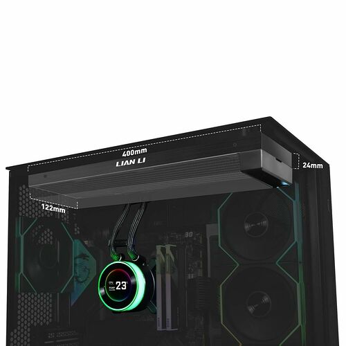 Lian Li Hydroshift II LCD-C 360 Noir - 360 mm (Fanless)