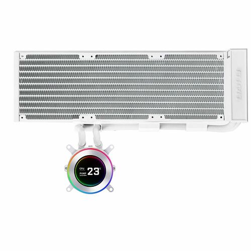 Lian Li Hydroshift II LCD-C 360 Blanc - 360 mm (Fanless)