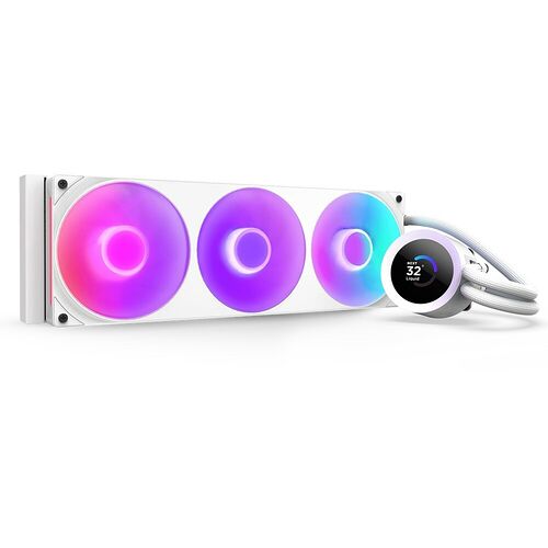 NZXT Kraken Plus 360 RGB - Blanc - 360 mm