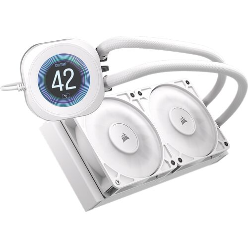 Corsair Nautilus RS LCD Blanc - 240 mm