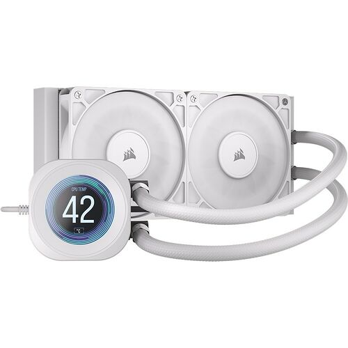 Corsair Nautilus RS LCD Blanc - 240 mm
