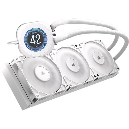 Corsair Nautilus RS LCD Blanc - 360 mm