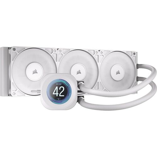 Corsair Nautilus RS LCD Blanc - 360 mm