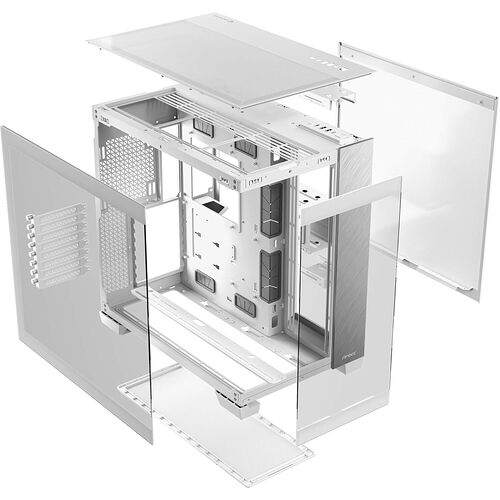 Antec C8 - Blanc / Aluminium + 4 ventilateurs Fox Spirit LightFlow ARGB