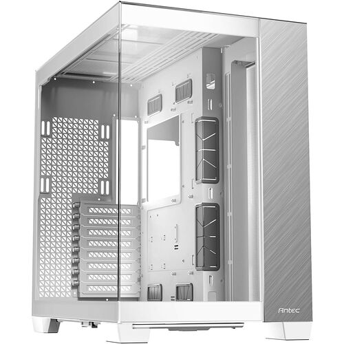 Antec C8 - Blanc / Aluminium + 4 ventilateurs Fox Spirit LightFlow ARGB