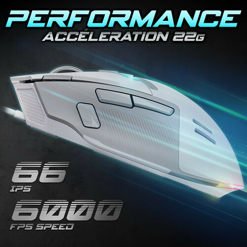 Spirit of Gamer Elite M60 (Blanc)