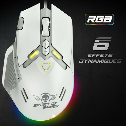 Spirit of Gamer Elite M60 (Blanc)