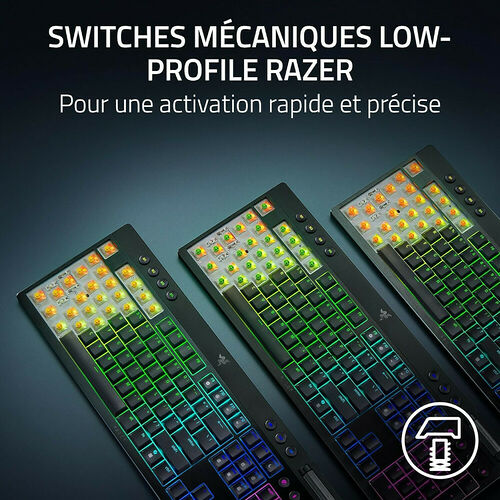 Razer Blackwidow V4 LP Hyperspeed (Switch Razer Orange) (AZERTY)