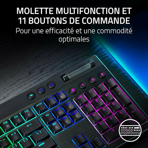 Razer Blackwidow V4 LP Hyperspeed (Switch Razer Orange) (AZERTY)