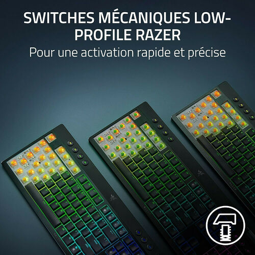 Razer Blackwidow V4 LP TKL Hyperspeed (Switch Razer Orange) (AZERTY)