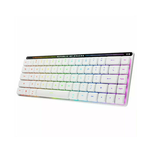 Asus ROG Falchion RX Low Profile - Blanc (AZERTY) + Asus ROG Gladius III